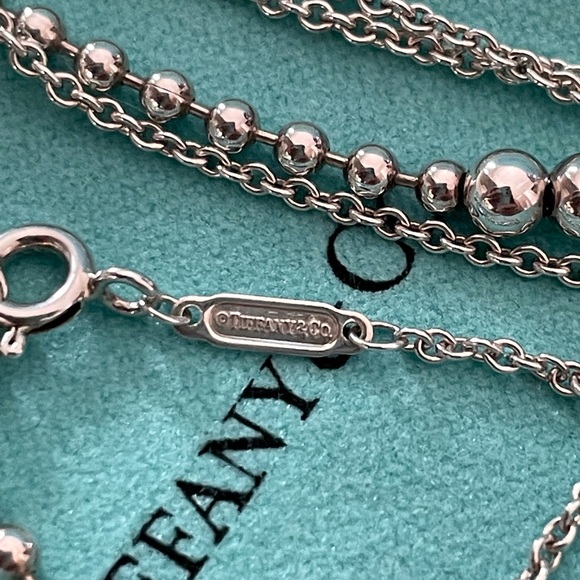 Tiffany & Co. Silver‎ Mix BeadNecklace - Picture 9 of 10